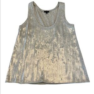 J. Crew Collection Sequin Shell Top Size Small